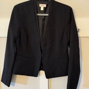 LOFT Women's Elegant Black Suit Jacket